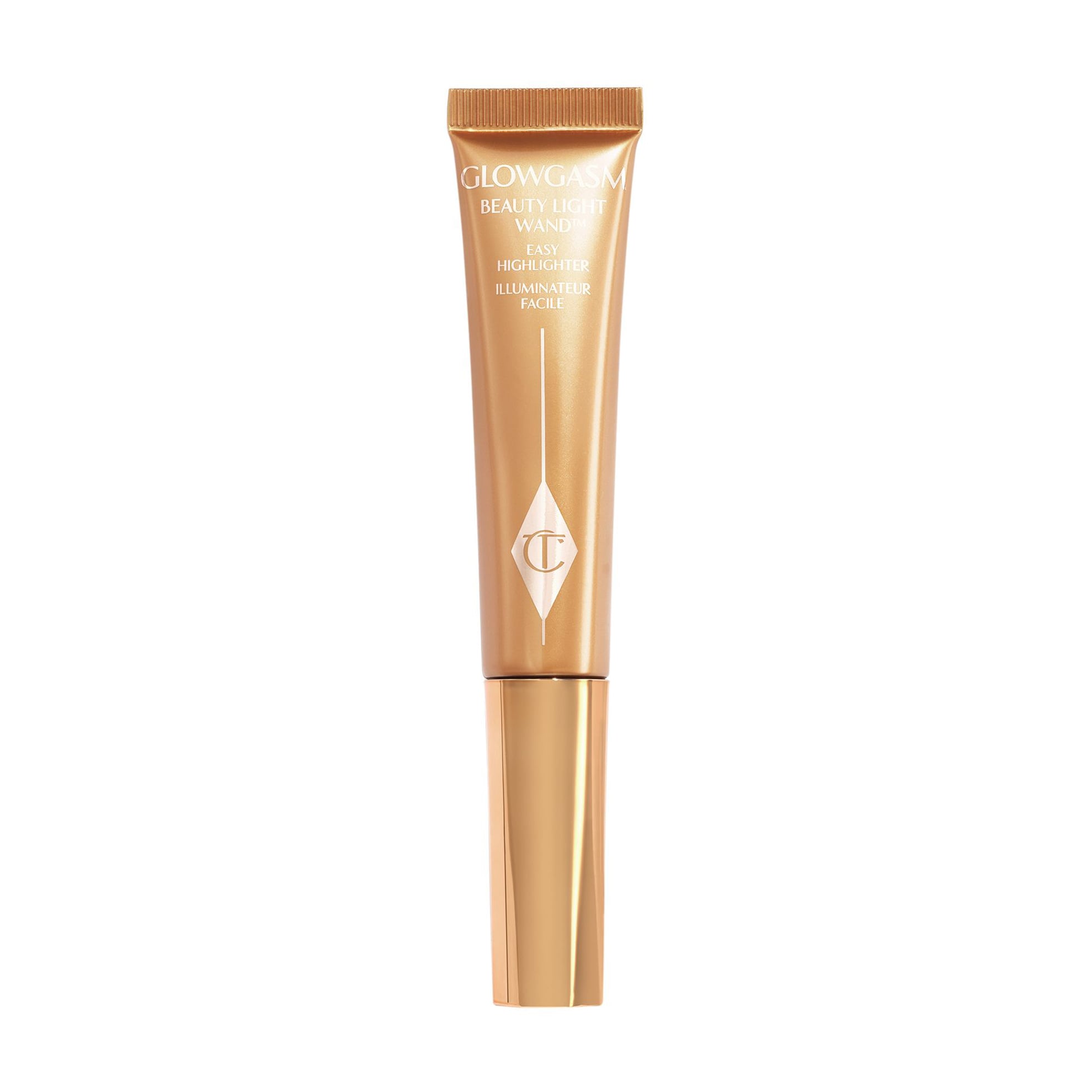 Кремовий хайлайтер для обличчя Charlotte Tilbury Glowgasm Beauty Light Wand, Goldgasm, 12 мл